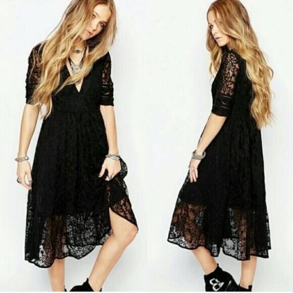 Free People Mountain Laurel Dress - Picture 1 of 13